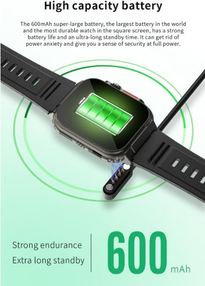 A70 Smart Watch  for Men/Women - Black_3