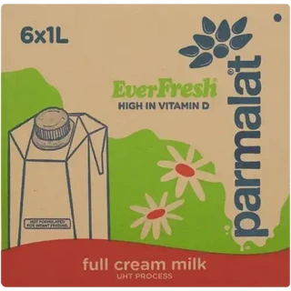 Parmalat Everfresh UHT Full Cream Milk 6 x 1L