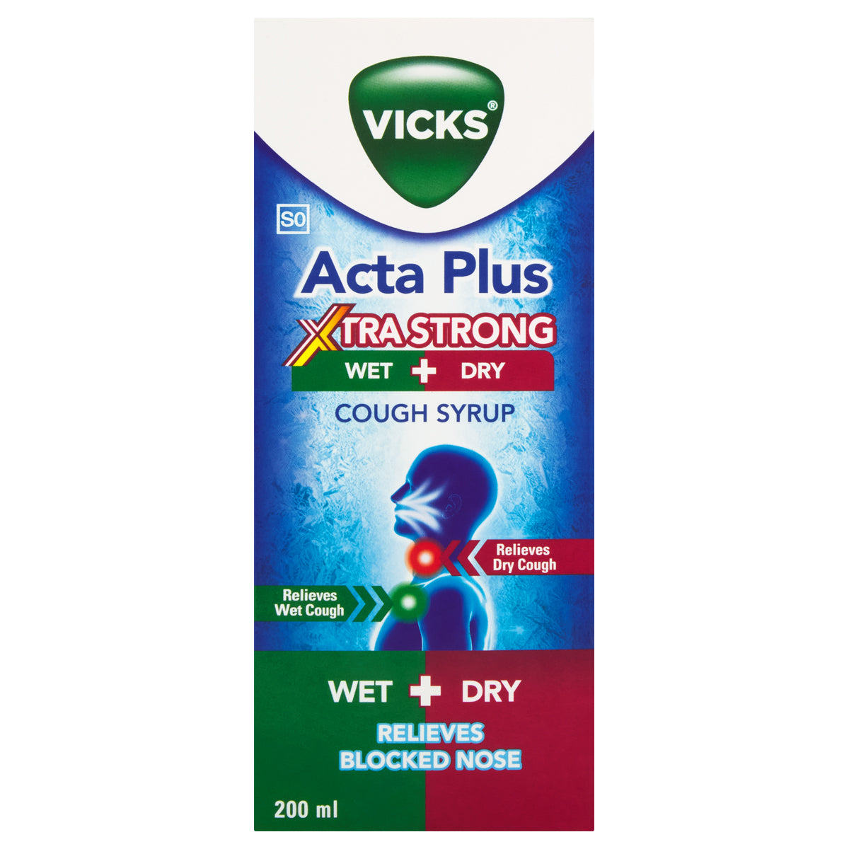 Vicks Xtra Strong Syrup 200ml