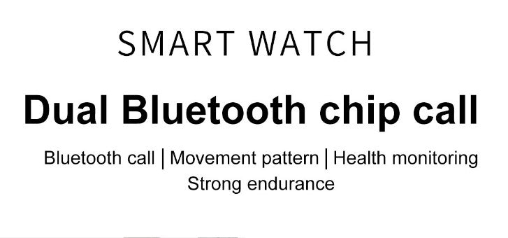 EX105 Smart Watch encoder wireless charging payment function - Black_2