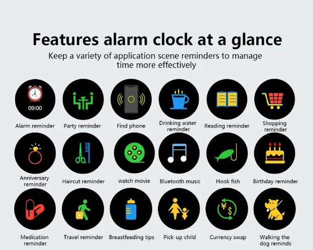 T1 Fitness Bracelet IP67 waterproof Health Monitoring Support Smart Watch - Red_3