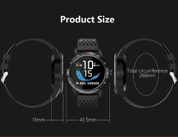 T1 Fitness Bracelet IP67 waterproof Health Monitoring Support Smart Watch - Red_5