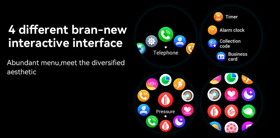 Smart Watch K52 Watches Men Wome Sports Fitness Modes Bluetooth Call Health Monitor 400mah 1.39Inch HD Smartwatch - Orange_9