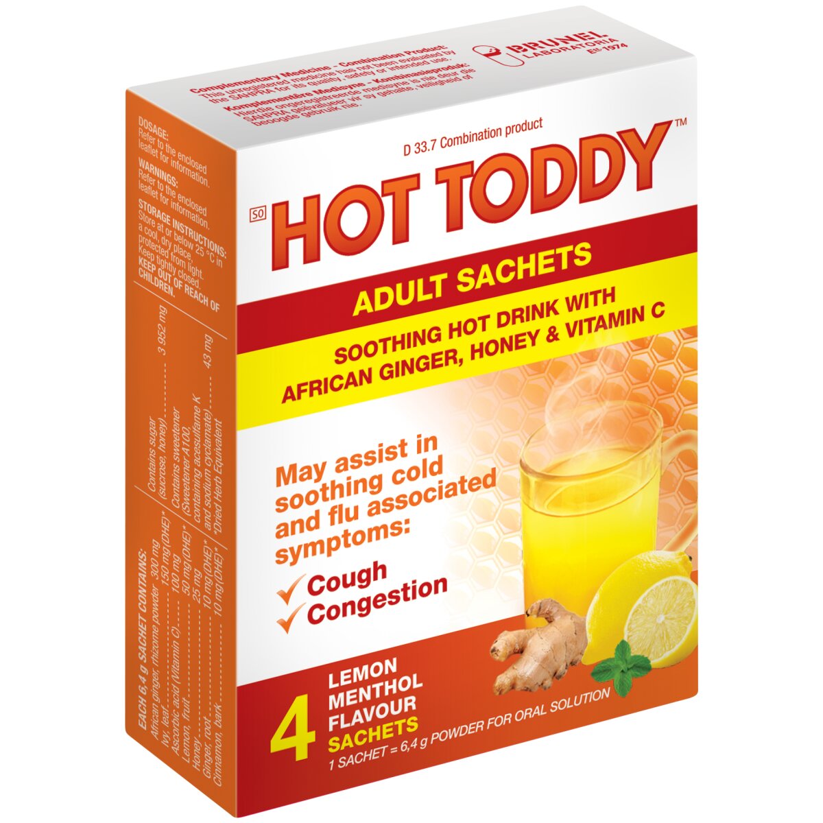 Hot Toddy Cold & Flu Sachets 4's