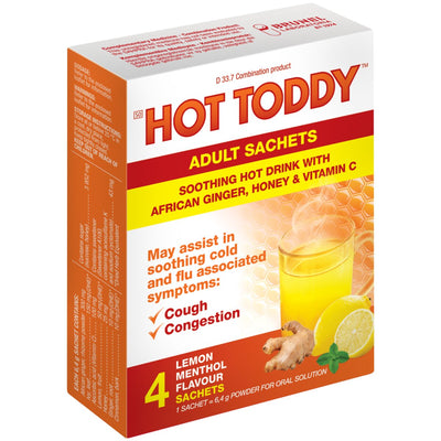 Hot Toddy Cold & Flu Sachets 4's