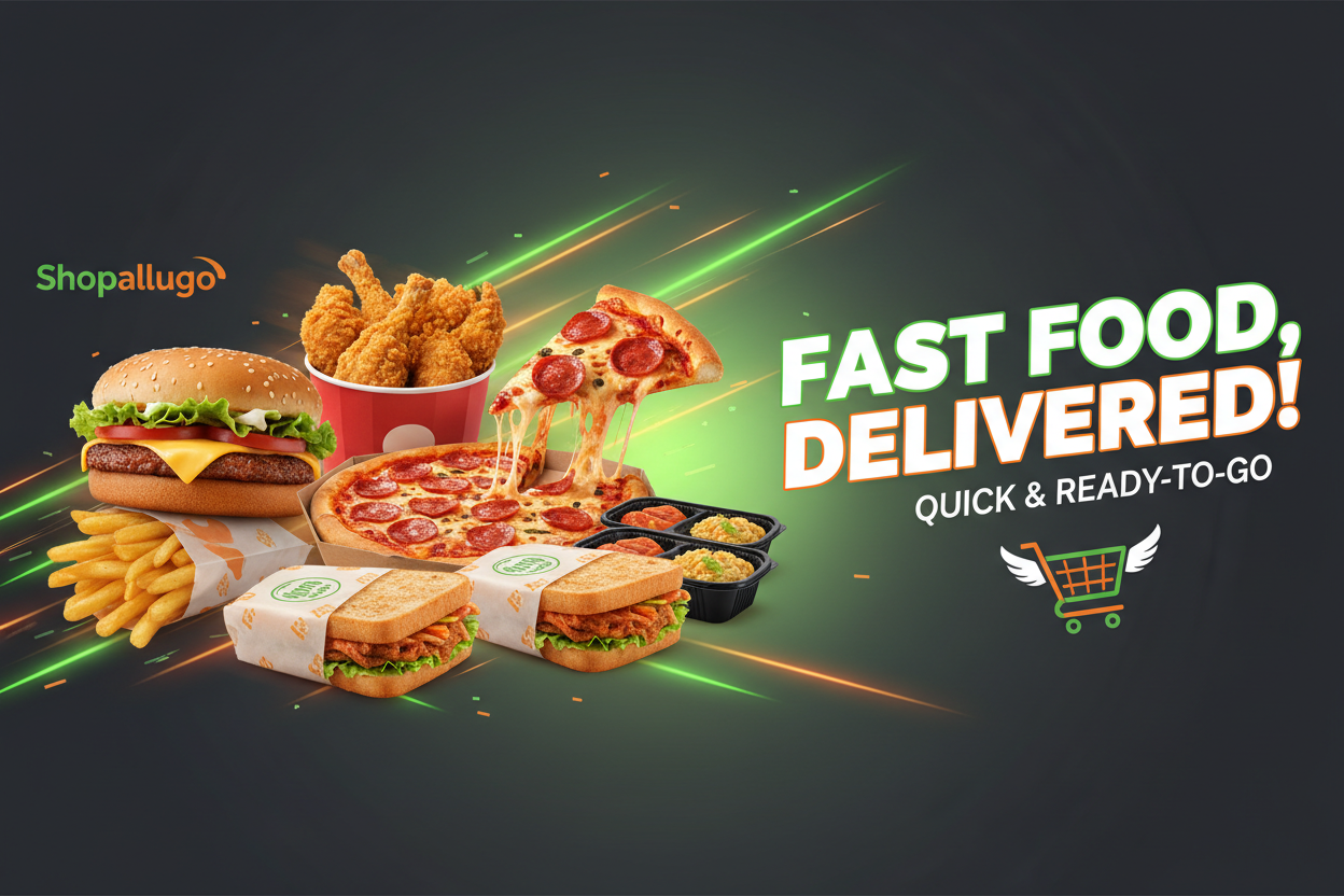 Shopallugo Fast Food Takeaway Banner